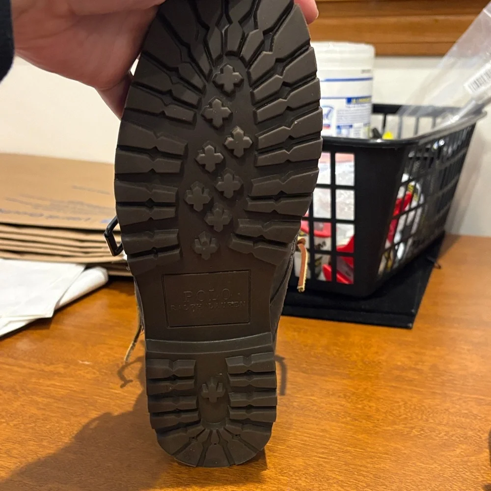 Polo by Ralph Lauren brown ranger Men's Boots size 7 excellent condition - Picture 7 of 12